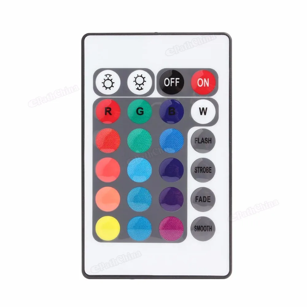 Популярный полезный 24 клавишный инфракрасный контроллер RGB Светодиодная лента
