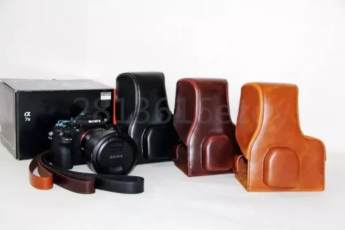 Кожаный ремешок для камеры Sony Alpha A7 Mark II ii A7ii 24 70 мм|Сумки фото-/видеокамеры| |