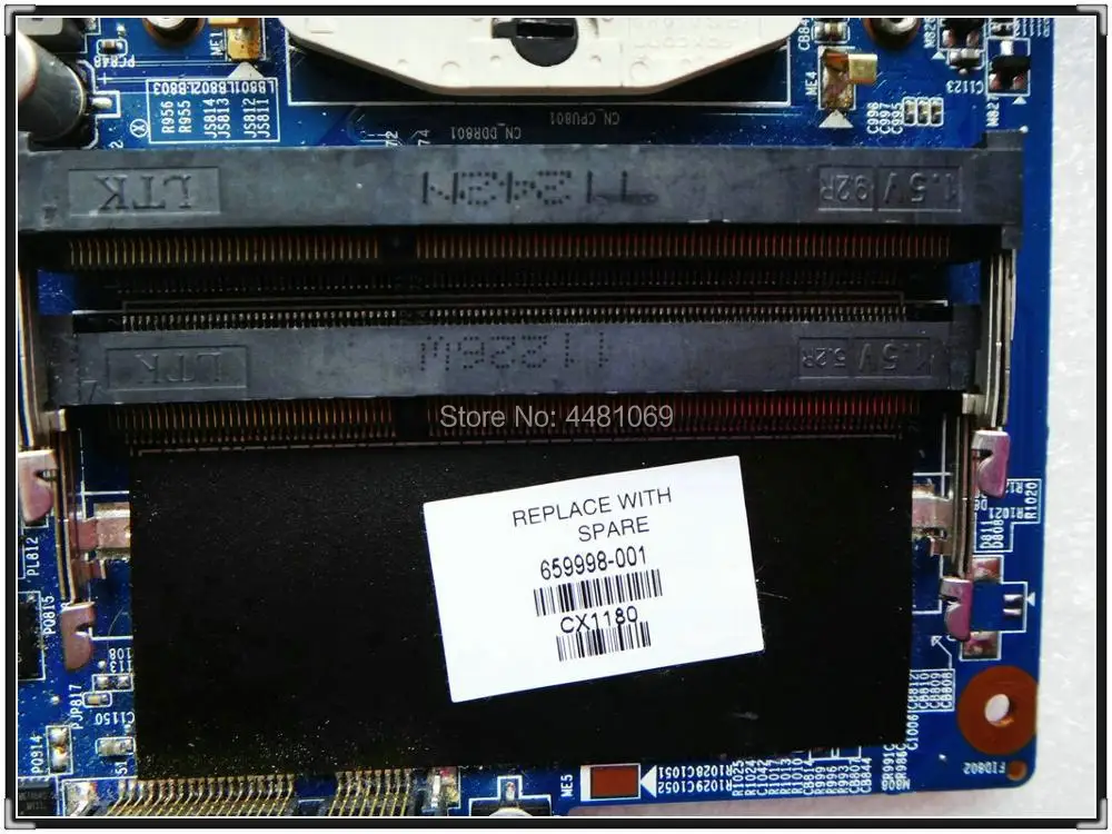 Материнская плата для ноутбука HP DV6 6175CA 659998 001 641487 659147 6000 HM65 полностью