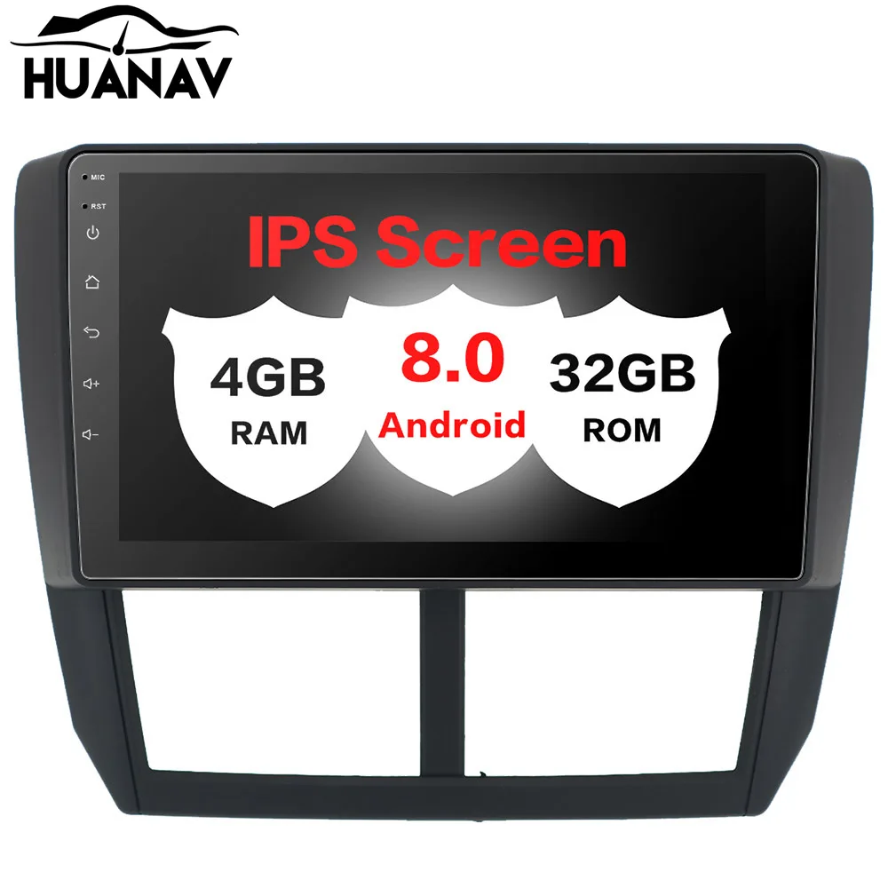 Мультимедийный плеер HUANVA Android8.0 8 ядерный без DVD плеера GPS навигация для Subaru Forester