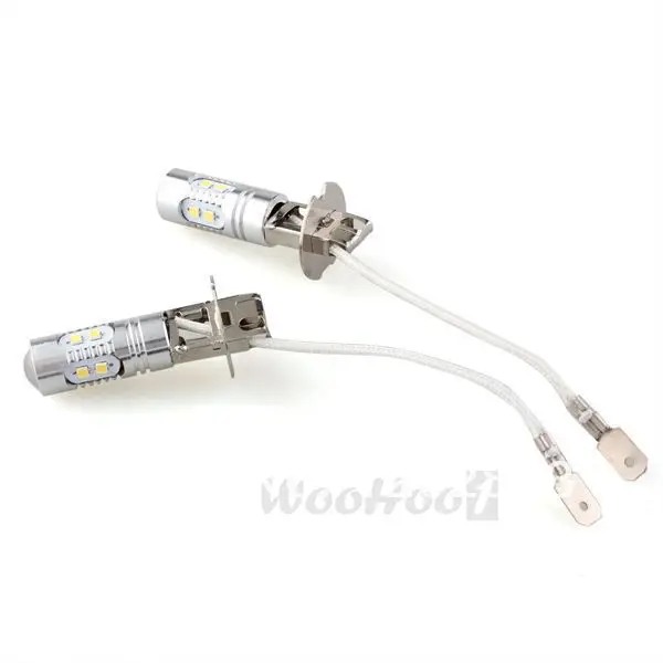 Бесплатная доставка 2 шт./лот 10 Вт H3 2323SMD светодиодных лампочек лампа для Lumiere Blanc DC