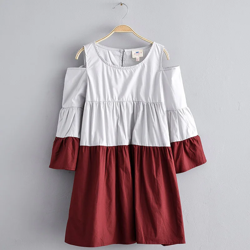 Girls Dresses 100% Cotton Kids Party Clothing Costume Dress For Teenage Clothes 7-14 Years Spring Summer Mini | Детская одежда и