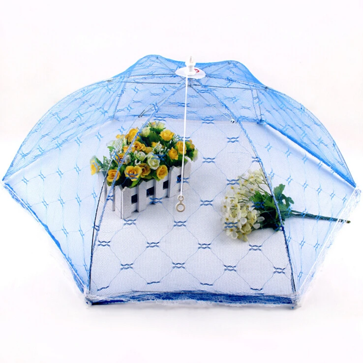 1 шт. портативный чехол-зонтик для еды чехол против комаров кружевной Настольный