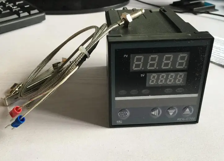 

REX-C700 Dual Digital RKC display PID temperature controller REX-C700FK02-V*AN with 1M thermocouple K SSR Output 72*72mm