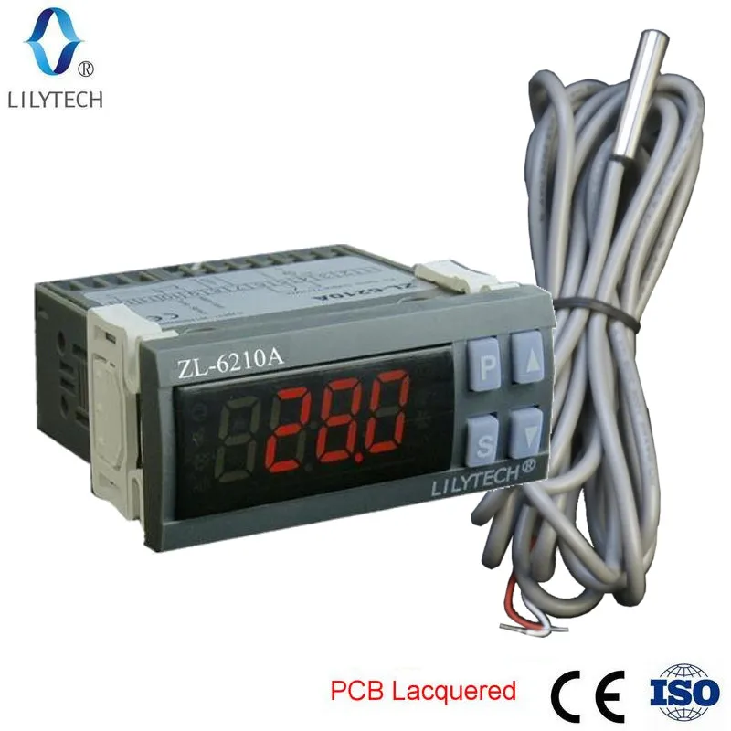 ZL-6210A, цифровой, регулятор температуры, термостат, экономичный регулятор холодного хранения, Lilytech