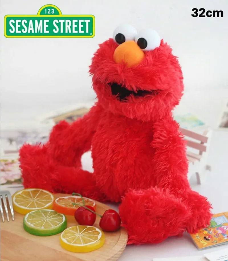 7 стилей 22 35 см мультфильм аниме Улица Сезам Elmo Оскар печенье Grover Zoe Ernie большая