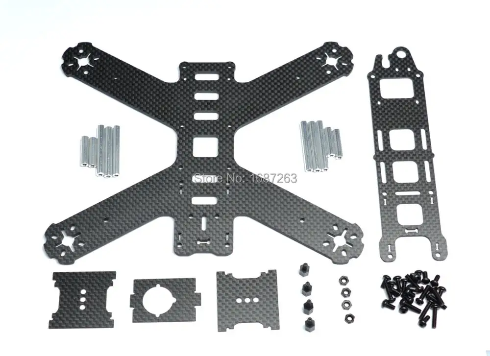QAV210 210 мм углеродное волокно Quadcopter Frame Kit и 5045 Пропеллер для Lisam LS QAV 210|5045 propeller|quadcopter
