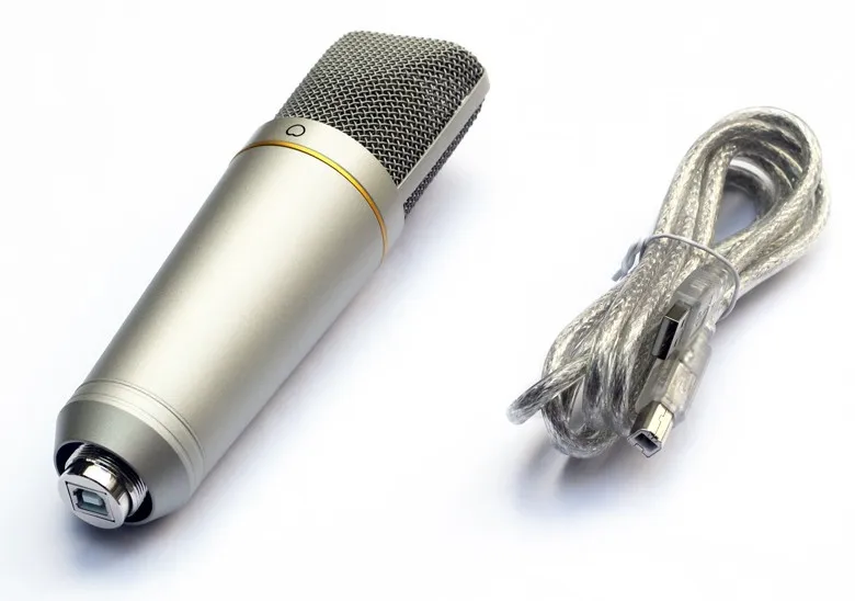 Высокое качество USB конденсаторный микрофон Студийный микрофон кардиоидный для компьютера YR03 включая USB кабель