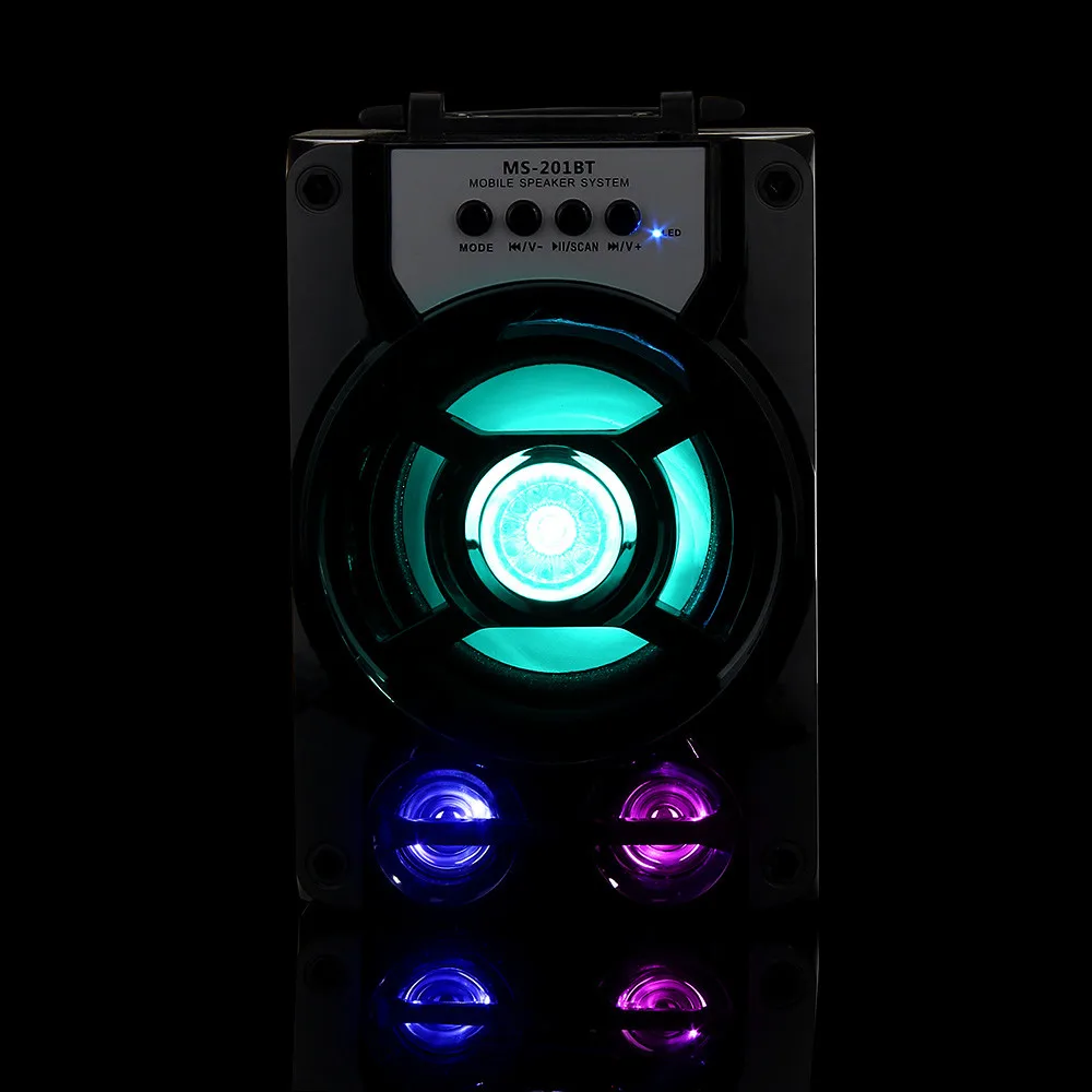 Беспроводная Портативная мультимедийная Колонка HIPERDEL C328 светодиодная Bluetooth