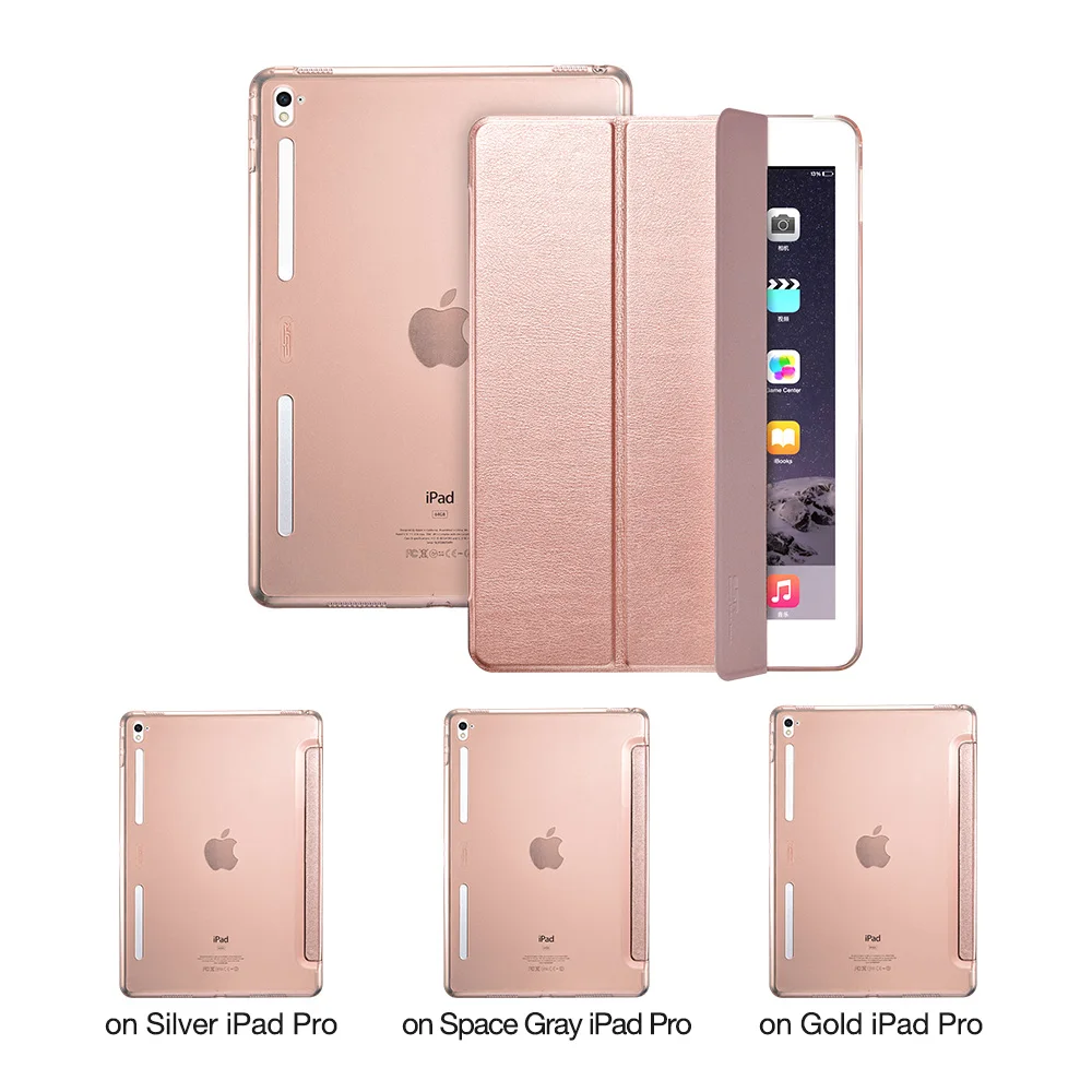 Для iPad Pro 9,7 чехол ТПУ Мягкий край ESR смарт-чехол для Apple iPad Pro 9,7 дюйма чехол из искусственной кожи A1673/A1674/A1675