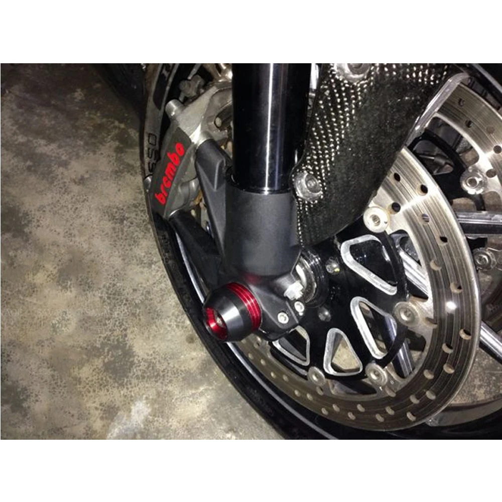 Для DUCATI 899 959 PANIGALE 899PANIGALE Передняя Задняя ось вилка Краш слайдеры аксессуары для