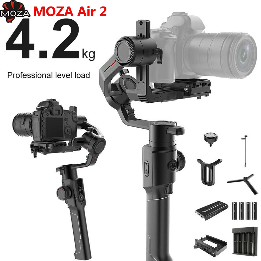 Стабилизатор камеры MOZA Air2 Air 2 Maxload 3 осевой ручной карданный стабилизатор для DSLR