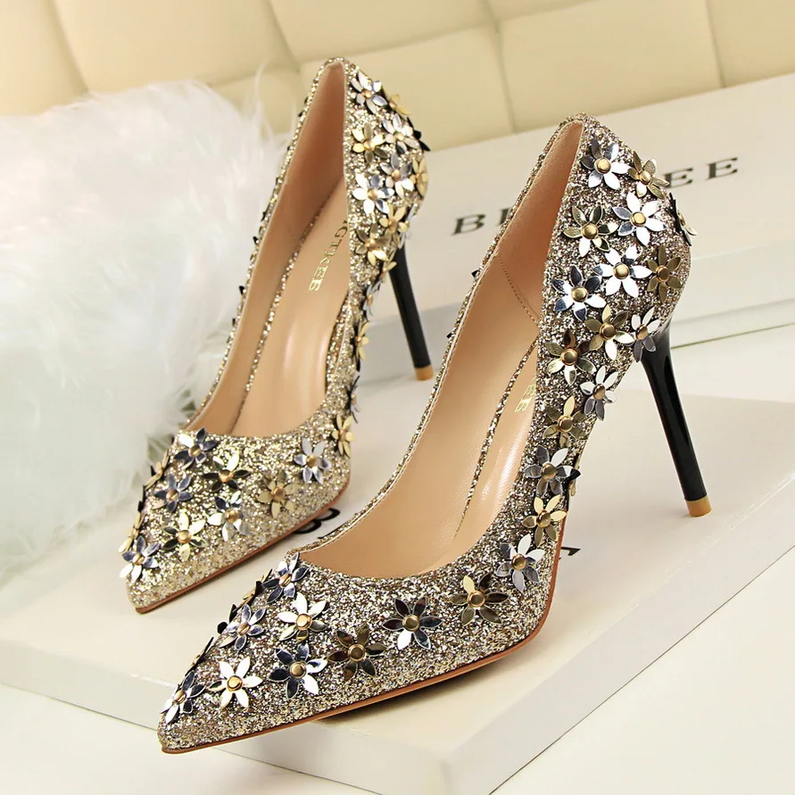 Высокие Каблуки Женщин Нагнетает Ботинки Сексуальные Точки Новые Тонкие Asakuchi