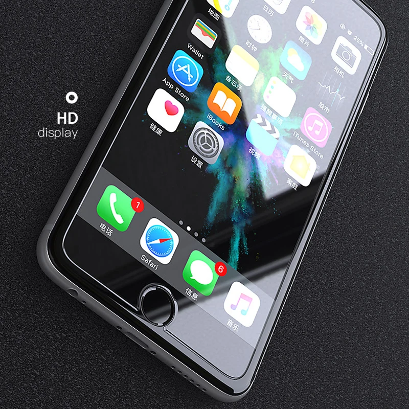 AFY Защитная пленка для экрана из закаленного стекла iPhone X XS MAX XR 8 7 6 6s Plus Защитное