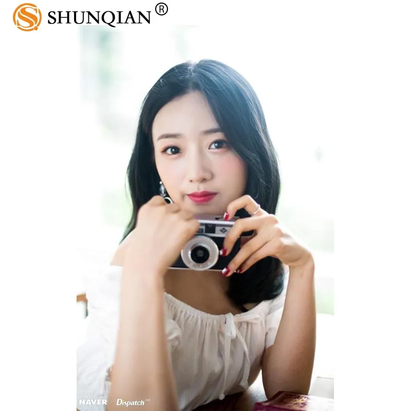 Высококачественный атласный постер Apink Yoon Bo Mi с принтом в Корейском стиле Модный