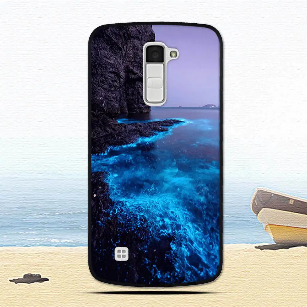 Женский Мягкий силиконовый чехол для LG K10 K420N K430DS k430ds с рисунком сумки