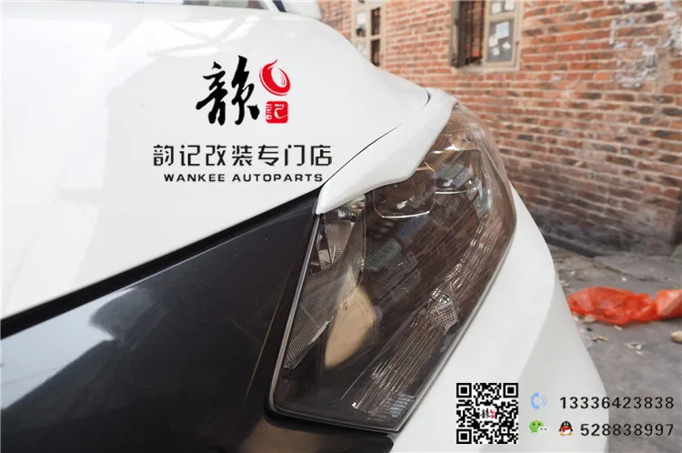 Подходит для Honda vezel/вариабельности сердечного ритма ams фар автомобиля для бровей EYEBROW углеродное волокно