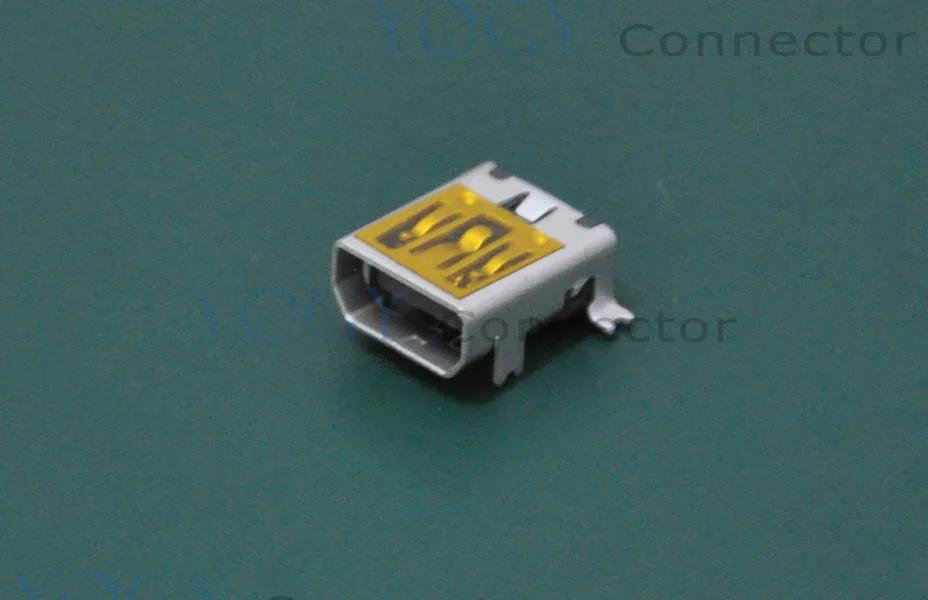 20 шт./лот 10-контактный разъем MIni USB 4 фиксированных ножки подходит для карт-ридера