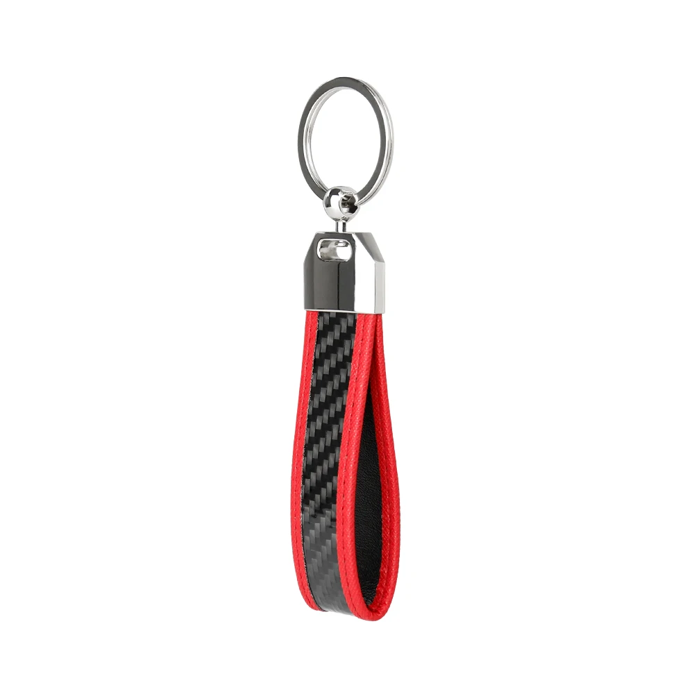 2018 Fashion Real Carbon Fiber Key Wallets Flexible Car Chain Simple Design Holder | Багаж и сумки