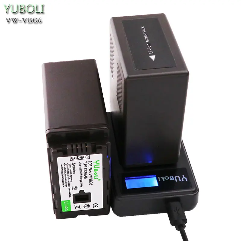 Батарея для цифрового фотоаппарата Panasonic VW VBG6 VWVBG6 литий ионный аккумулятор