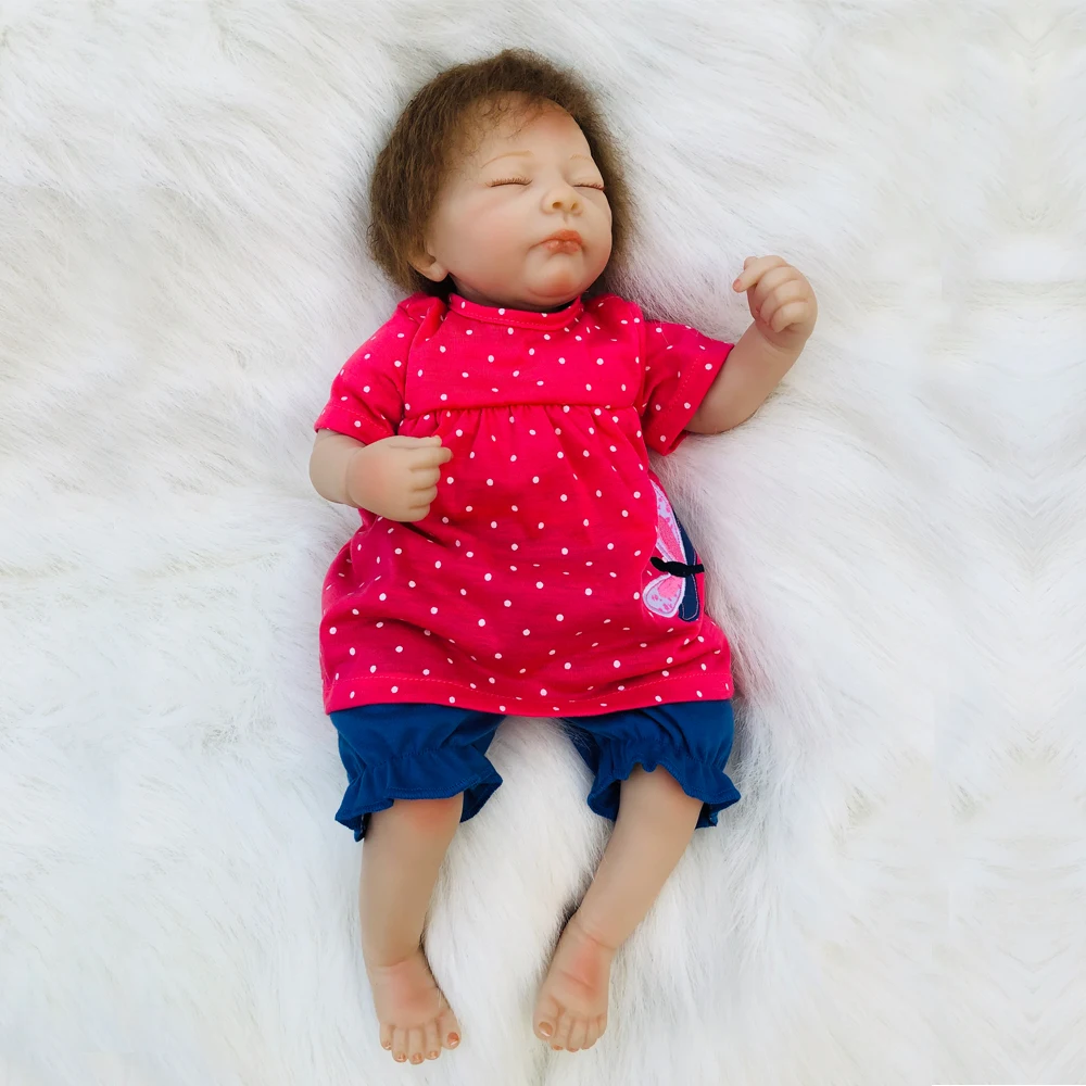 Куклы Reborn игрушки для детей 18 &quot46 см l.o.l силиконовая кукла reborn baby Реалистичная