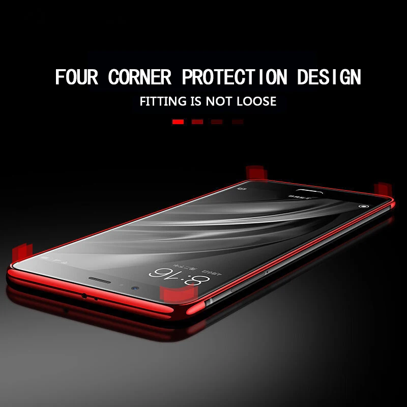 Shockproof Plating Clear Soft Gel TPU Silicone Case For Xiaomi Redmi 5 Plus 5plus 5+ Ultra Thin Rubber Cover Transparent Housing |