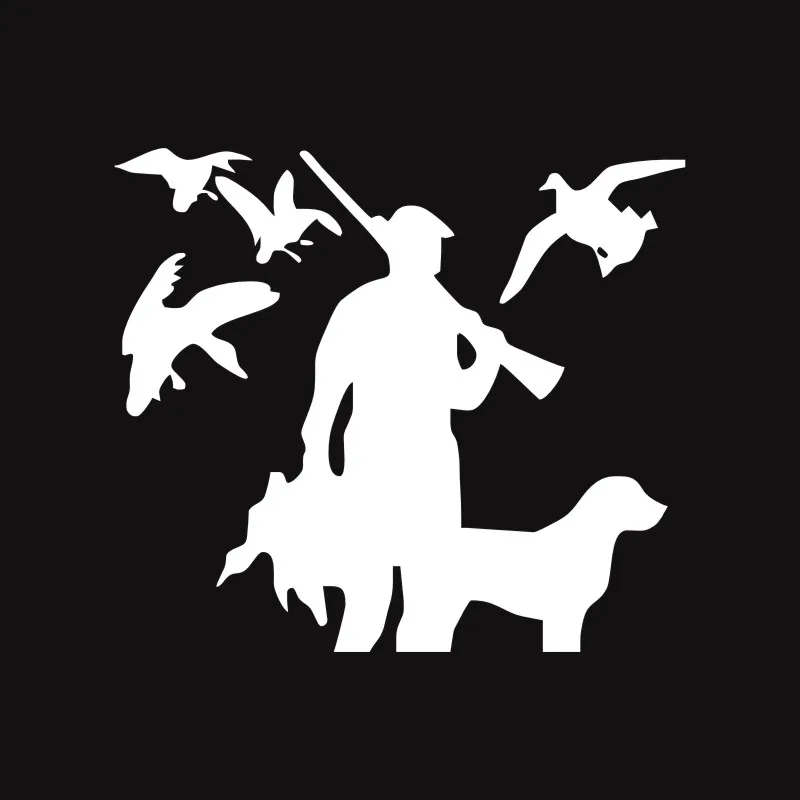 Забавный человек охотничий автомобиль стикеры и наклейки кузов Машины окно