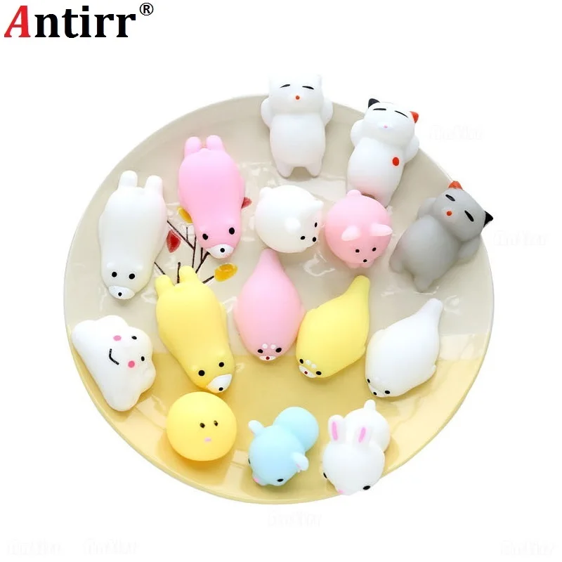 Каваи фиджет мягкое мочи эластичное животное щепотка анти пресс медленное