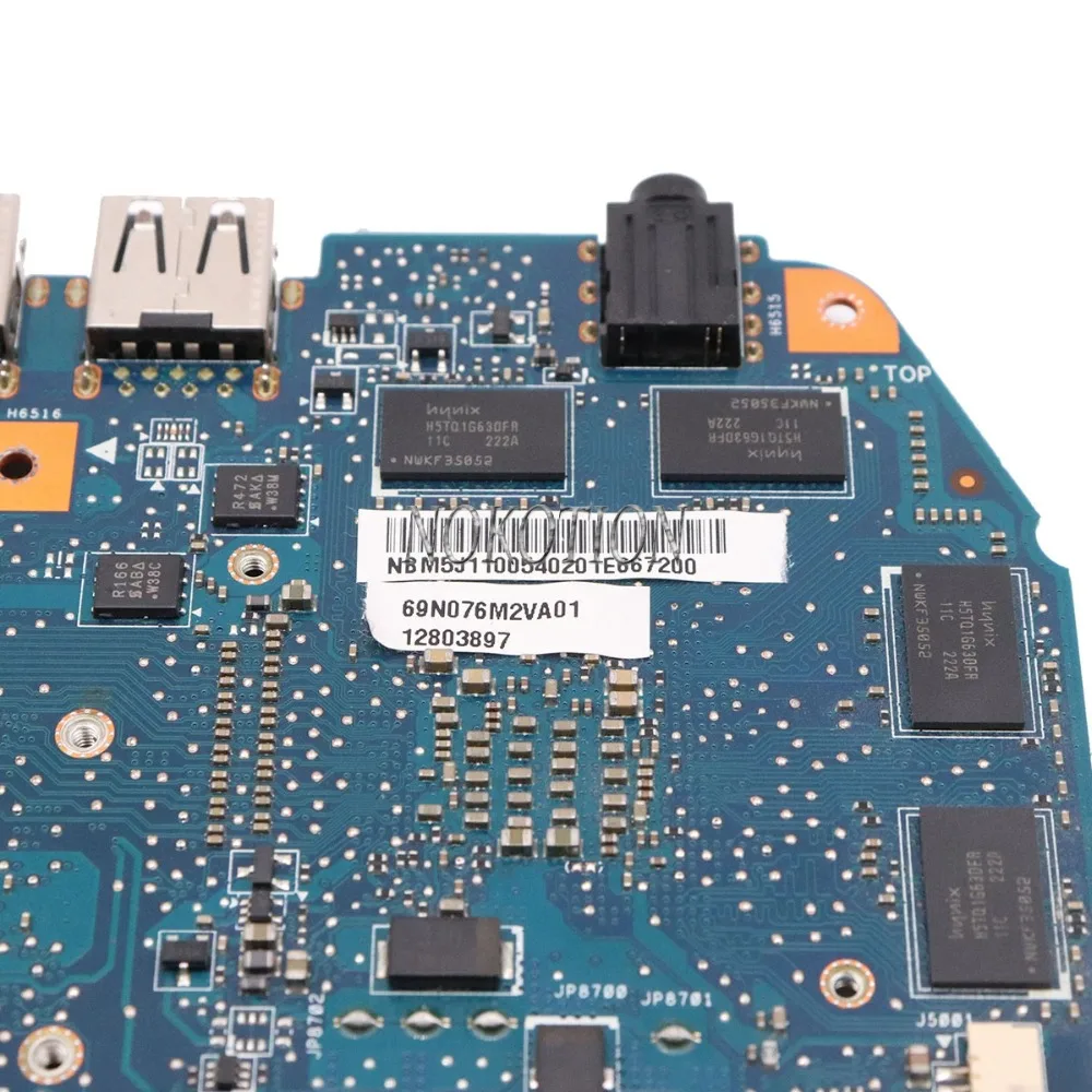 Материнская плата NOKOTION NBM5J11005 NB.M5J11.005 для ноутбука acer Aspire M3-580G GT730M JM50 материнская