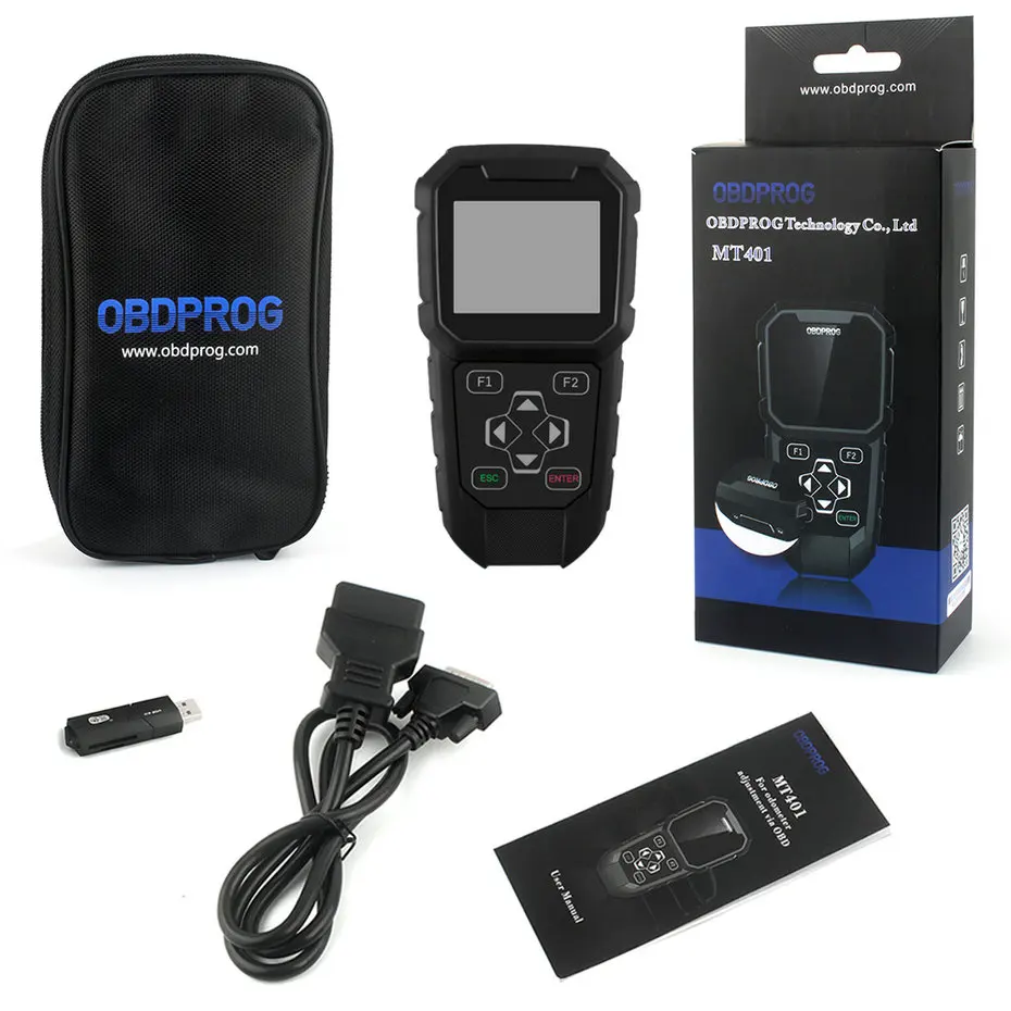 OBD2 коррекция одометра инструмент регулировка расстояния для всех автомобилей изменение расстояния сброс автосервиса OBDPROG MT401 автомобильный диагностический инструмент