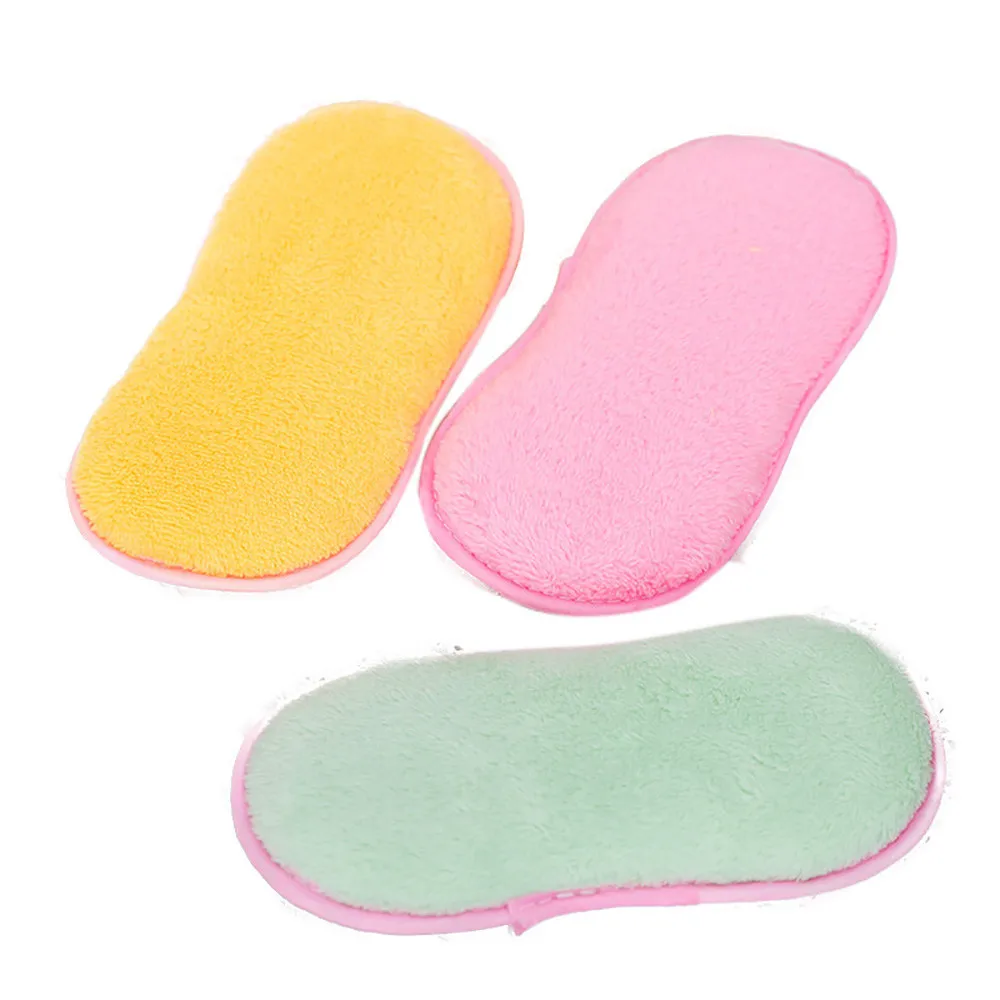 3pcs Multicolor 3 шт. чистящий посудомоечный спонж кухонные инструменты чистящие прокладки тканевые волокна моющее полотенце Волшебная кухонная Чистящая тряпка#25 - Цвет: 3pcs Multicolor