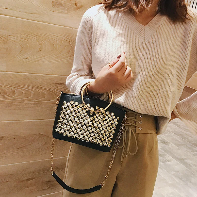 Европейская модная женская сумка-тоут 2018 новая качественная дизайнерская сумка