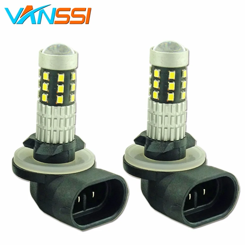 VANSSI Высокая Мощность 6000K белый 25 SMD 1020 881 889 H27 светодиодный ные Сменные лампы для