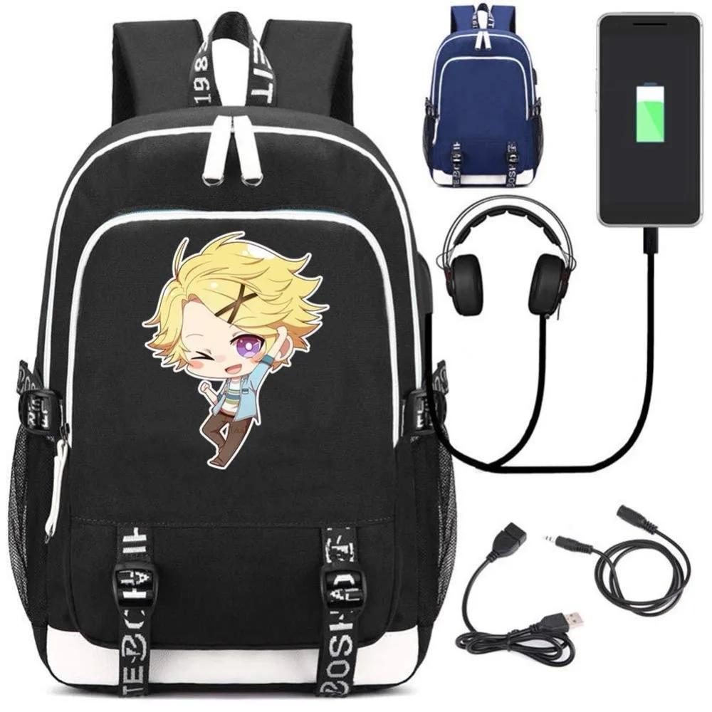 Школьный дорожный рюкзак Mystic Messenger 707 с USB интерфейсом для зарядки сумка ноутбука