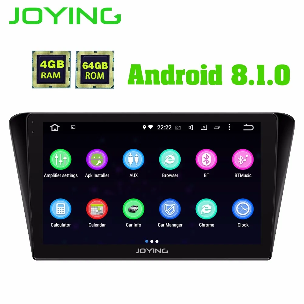 Радуясь 10 1 &quot4G + 64G rom Android 8 Восьмиядерный мультимедийный gps автомобильный стерео