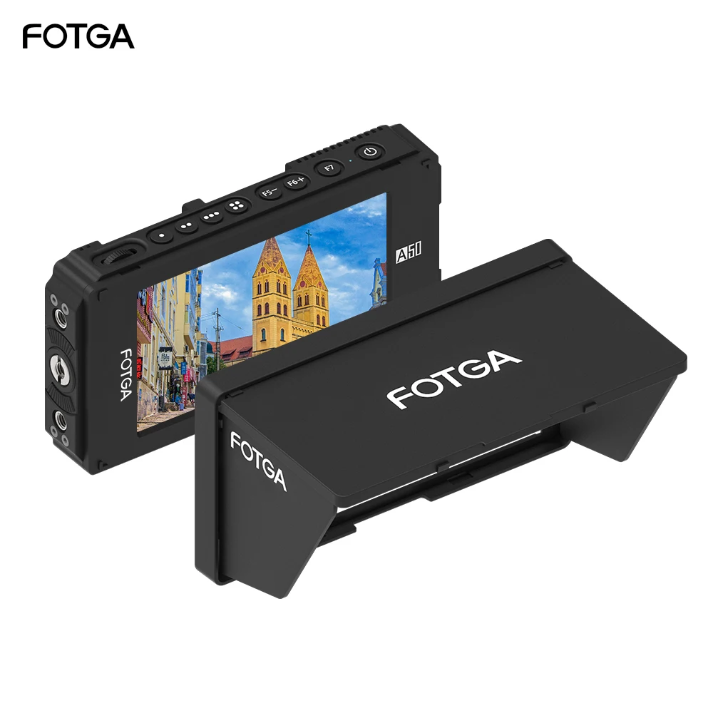 Переходное кольцо для объективов Fotga 1080p сенсорным экраном Hdmi 5 дюймов Fhd Ips видео