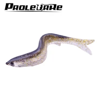 proleurre 1pcs 13cm 12 7g soft fishing lure aluminum inside curved available artificial fishing soft bait fake fish lures yr 183