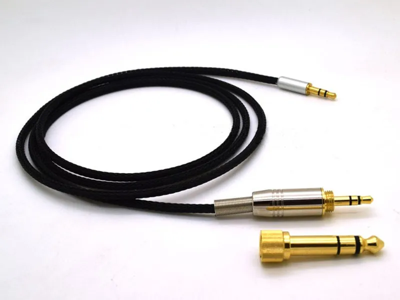 Серебряный запасной аудиокабель OFC для наушников Skullcandy дробилка AVIATOR 2 0 Hi-Fi кабель