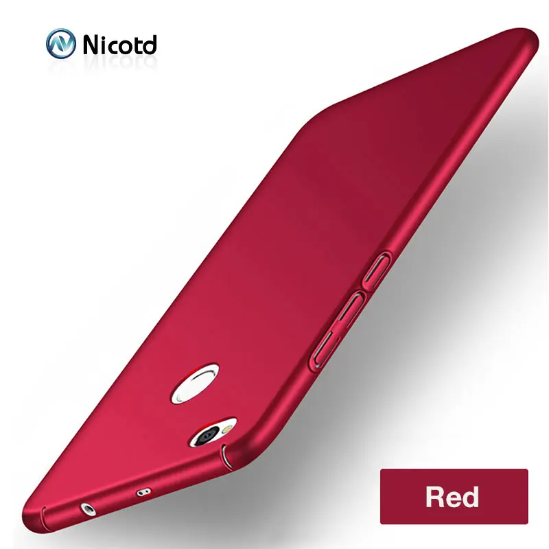 Red Чехол для телефона s для Xiaomi mi A1 A2 5X 6X чехол тонкий ПК Жесткий Телефон случай для Redmi Примечание 4 4X mi X 2 2S 3 задняя крышка Полный чехол для телефона s - Цвет: Red
