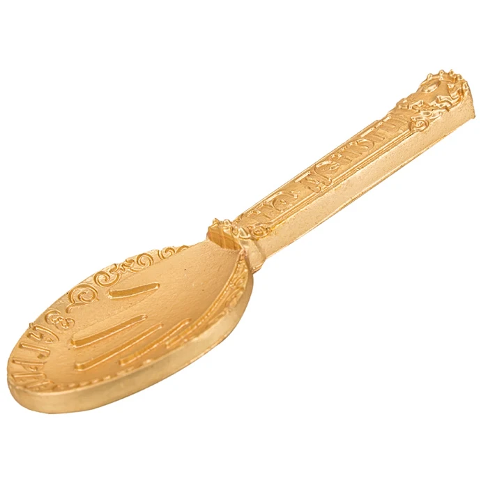 Уникальный Древний Золотой корабля ложки немного талисман в кошелек &quotденьги&quot