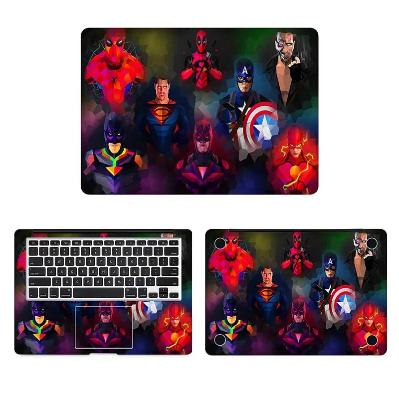 Супергерой комикса ноутбука Стикеры для наклейка на MacBook Pro Air retina 11 12 13 15 дюймов Mac