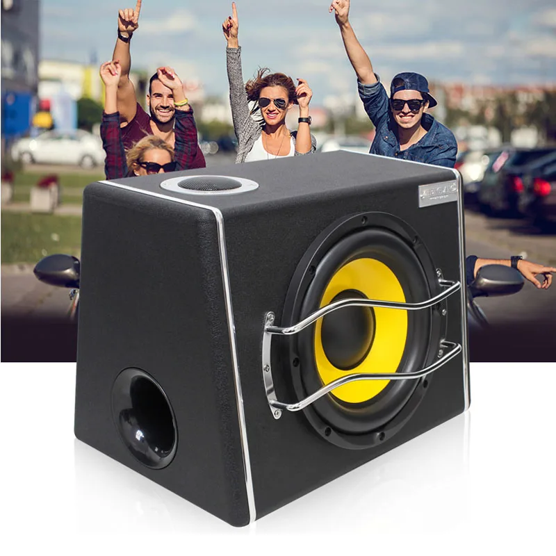 Автомобильный сабвуфер 8 дюймов 12 В 120 Вт с Bluetooth|speaker bluetooth speaker|speaker bluetoothcar speakers audio