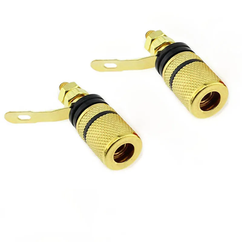 30 шт. аудио динамик разъем банан стерео терминал адаптер позолоченный| |