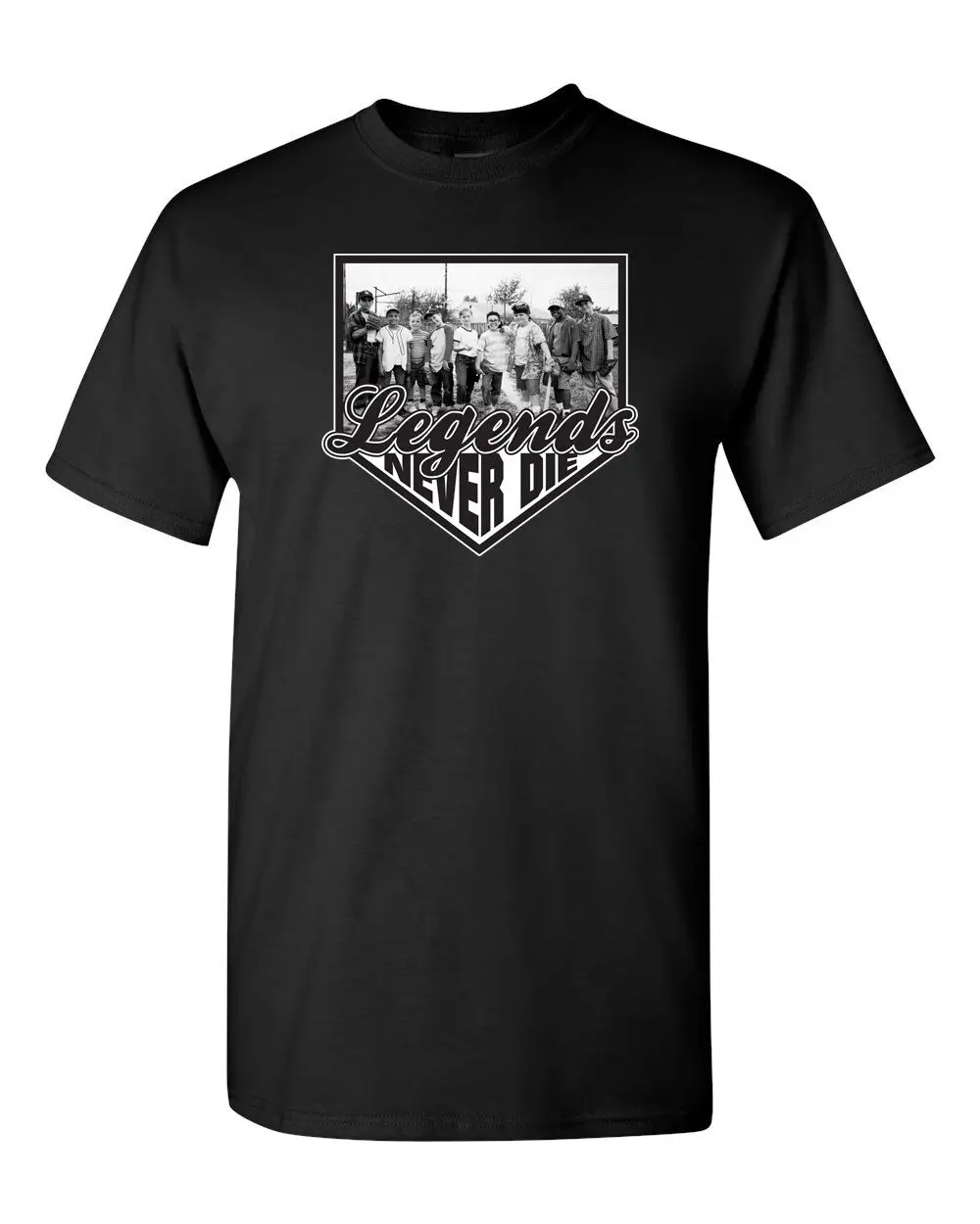 LEGENDS NEVER DIE Sandlot бейсбольная Детская футболка в стиле фильма Small 1125|Мужские