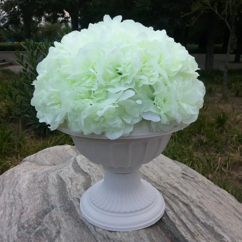 flower and pot G 2 шт Пластиковые римские колонны модные бутафория для свадебной вечеринки декоративные белые столбы горшки дорога цитируется Добро пожаловать области Декор цветок шар - Цвет: flower and pot G