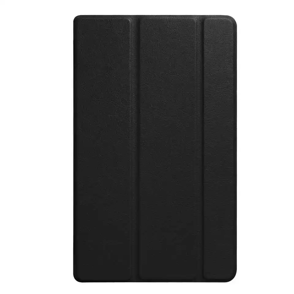 black IBuyiWin " чехол для планшета huawei MediaPad T3 8,0 KOB-L09 KOB-W09 Магнитная Складная подставка смарт-чехол из полиуретановой кожи+ пленка для экрана+ ручка - Цвет: black