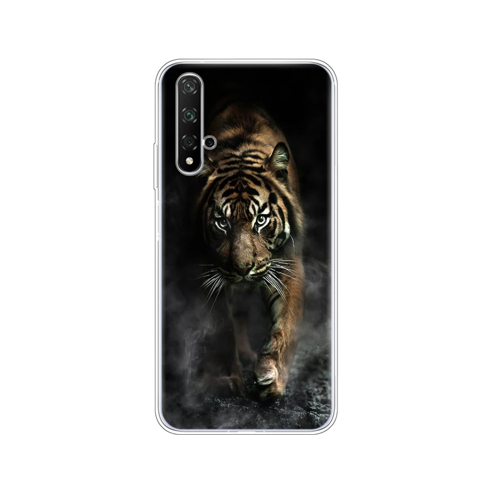 80278 Чехол для Honor 20, силиконовая задняя крышка, чехол для телефона Huawei Honor 20 Pro Lite, YAL-L21 YAL-L41, роскошный чехол, полная защита 360 - Цвет: 80278