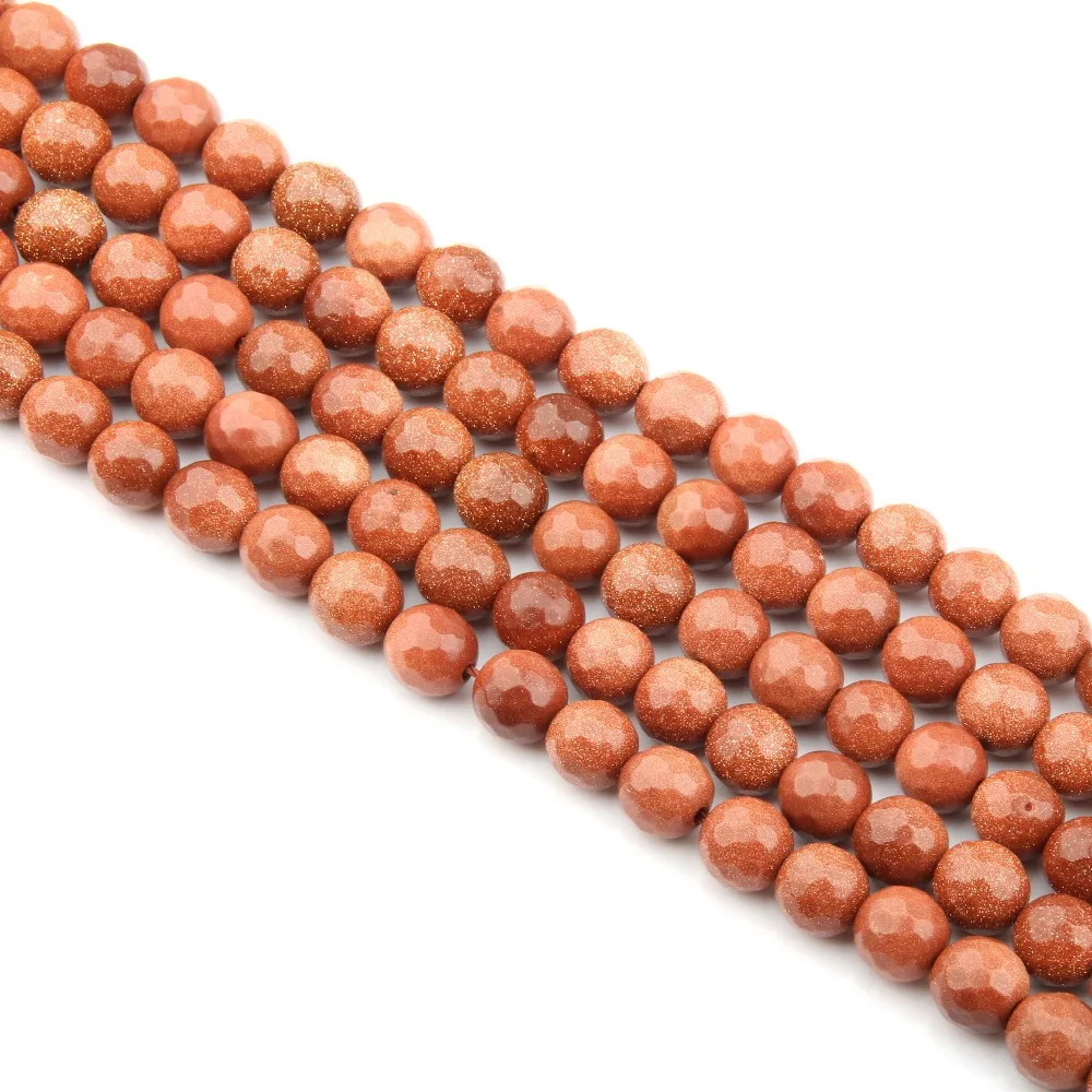 6 8 10 12mm Faceted Round Beads Red Sandstone Stone For DIY Necklace Bracelat Earring Jewelry Making 15&quot Free Shipping | Украшения и