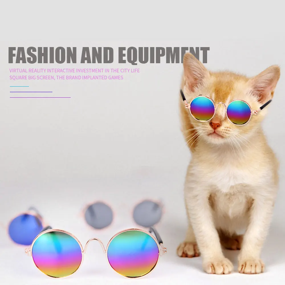1 шт многоцветные водонепроницаемые солнцезащитные очки для домашних животных