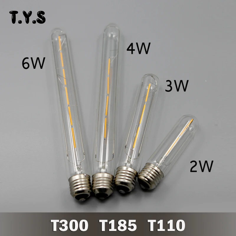 Ampoule винтажный светодиодный светильник Эдисона E27 E14 220V ретро 2 Вт 4 6 DIY накаливания